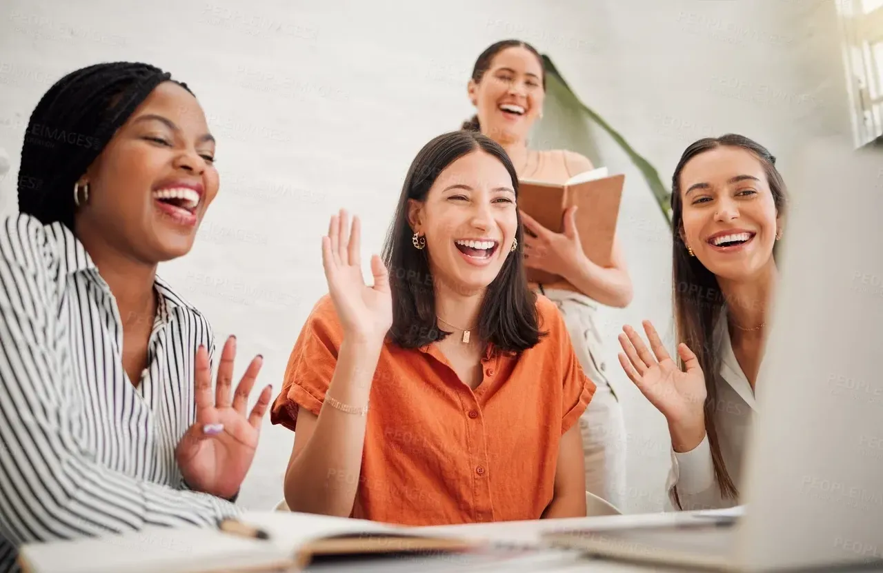 Group of women enjoying a conversation